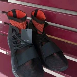 Zara sock Fashion Sock Athletic Shoe Size 12